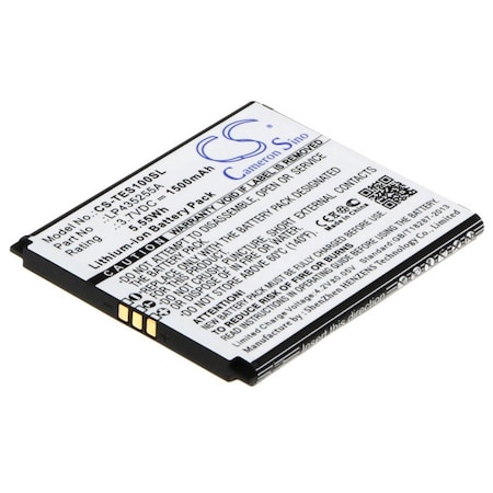 Bsc Preferred Telefunken Selfie TS1 1500mAh Mobile Phone Replacement Battery CS-TES100SL